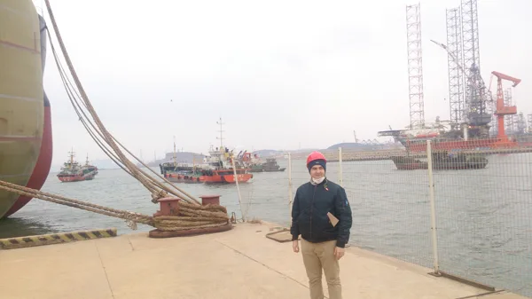 At inspection of Linde Engineering Dalian, China